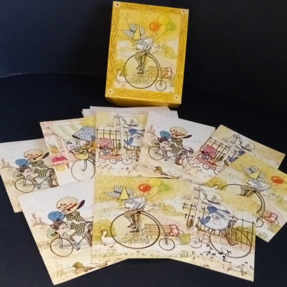 Lot '40s/'50s Era Assorted Greeting Cards-Never Used-67 Pieces + Boxes - Picture 7 of 15